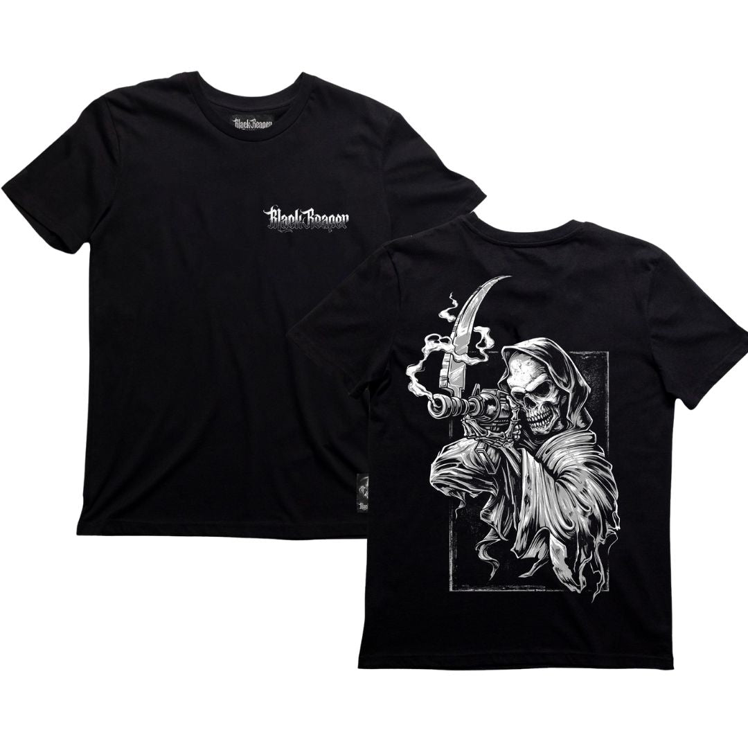 Black Reaper Bomber Jacket & Black Comic Tee Bundle