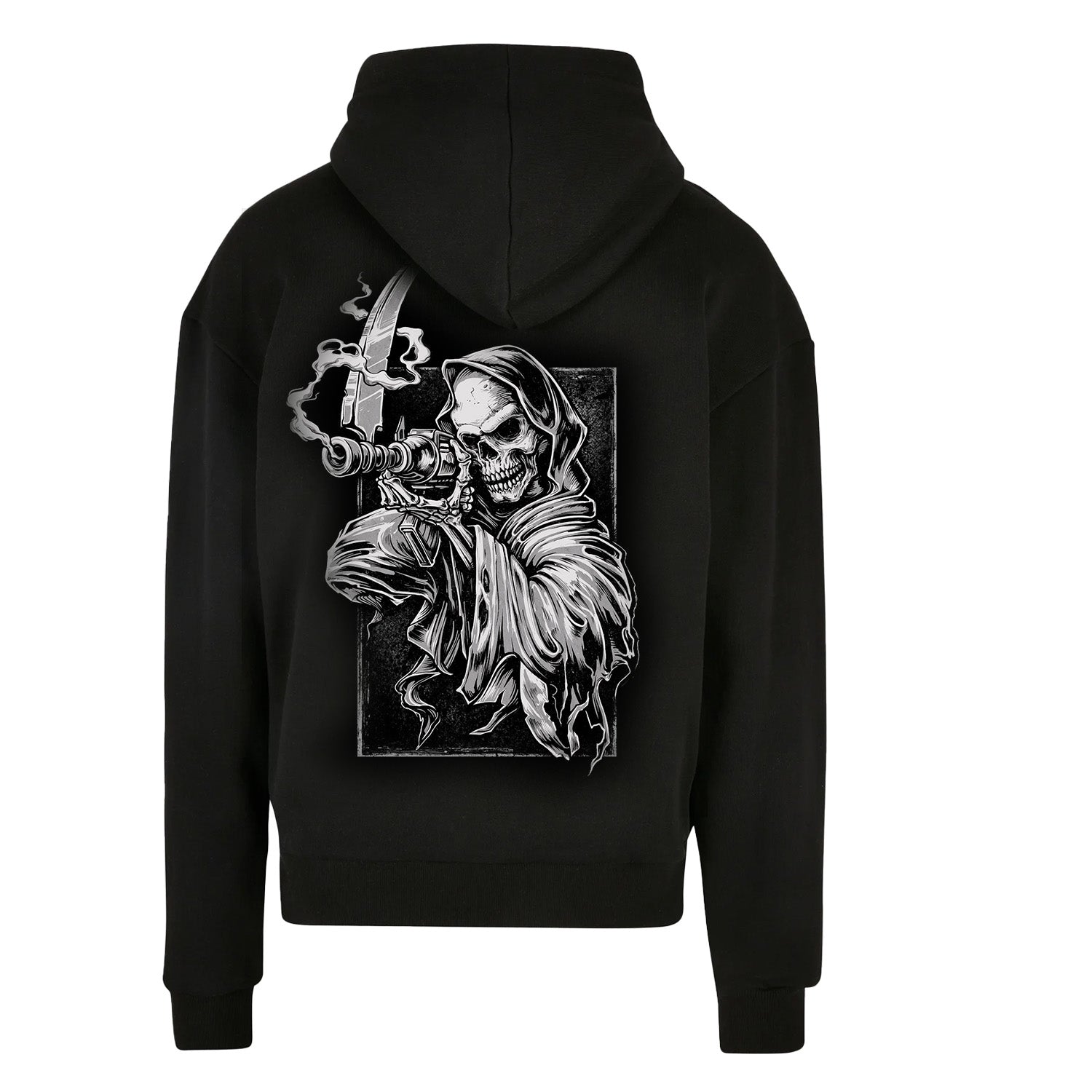Black Reaper Bomber Jacket With Comic Hoodie Bundle