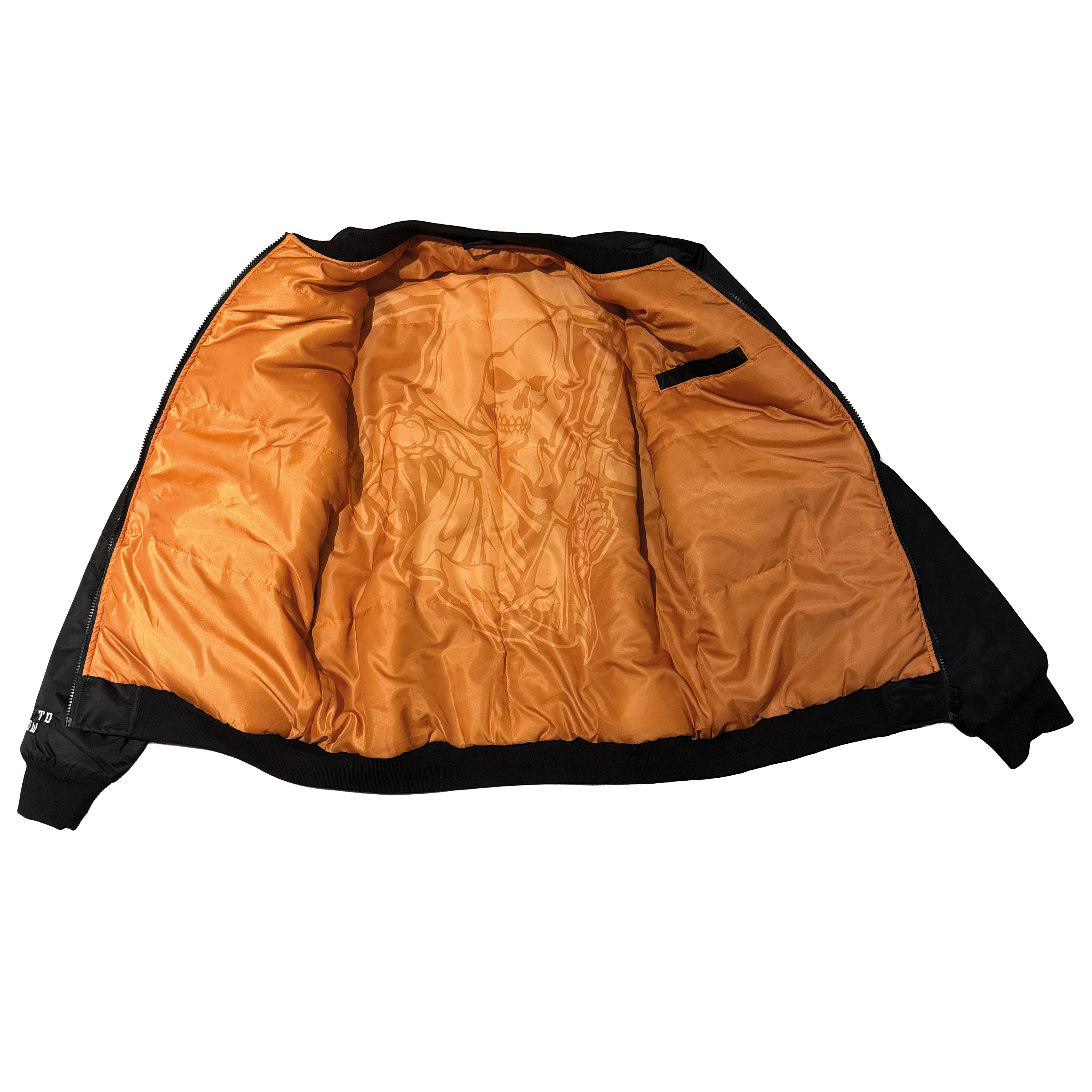 Black Reaper Bomber Jacket